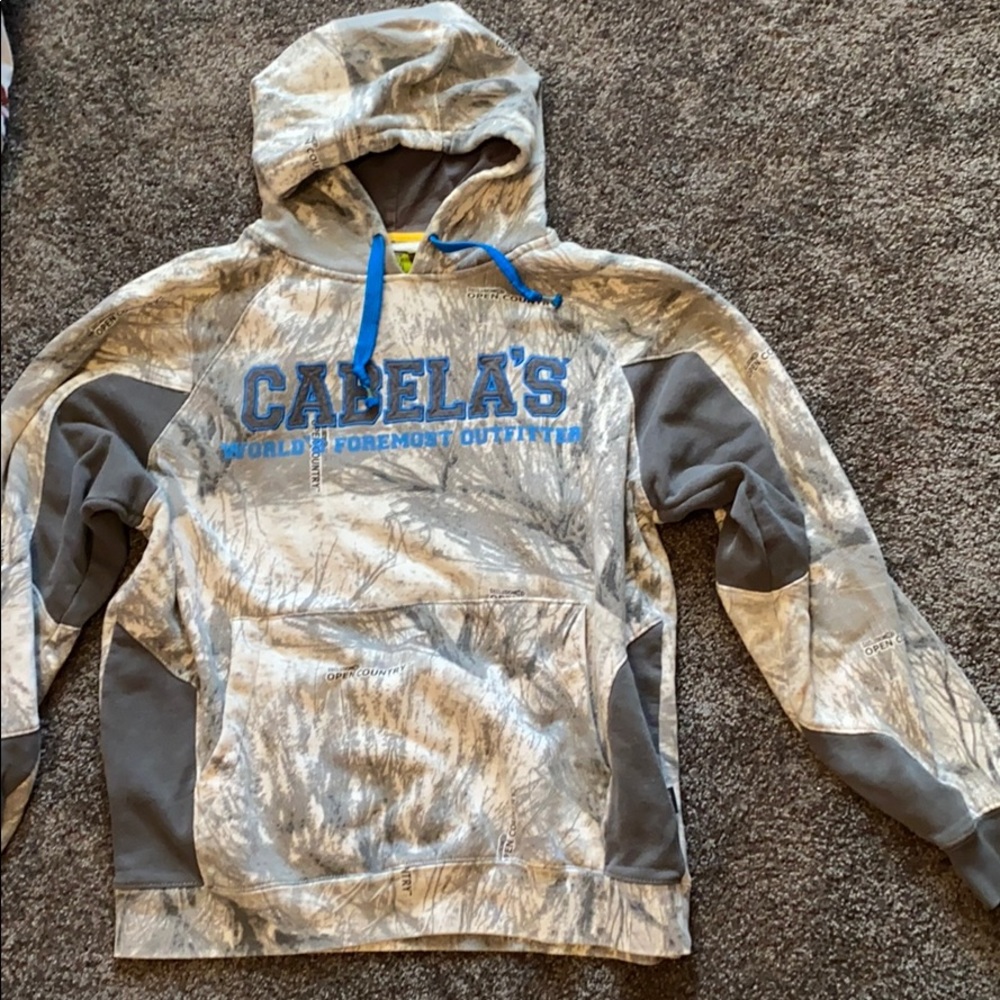 White camouflage sweatshirt